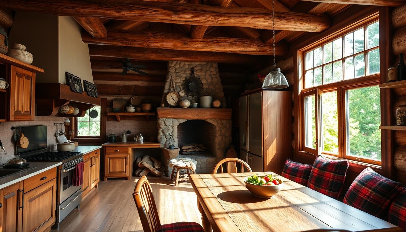 Rustic Cabin Kitchen