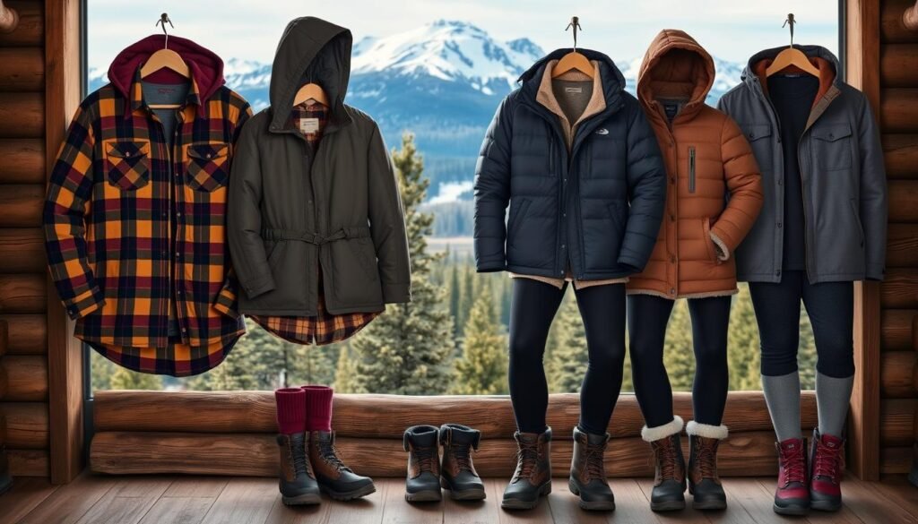 cabin essentials clothing layers