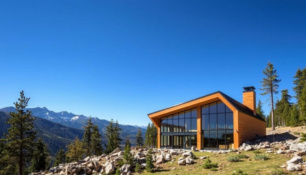 contemporary mountain home architecture