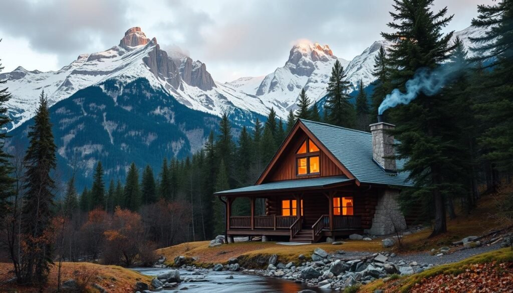 cozy mountain cabins