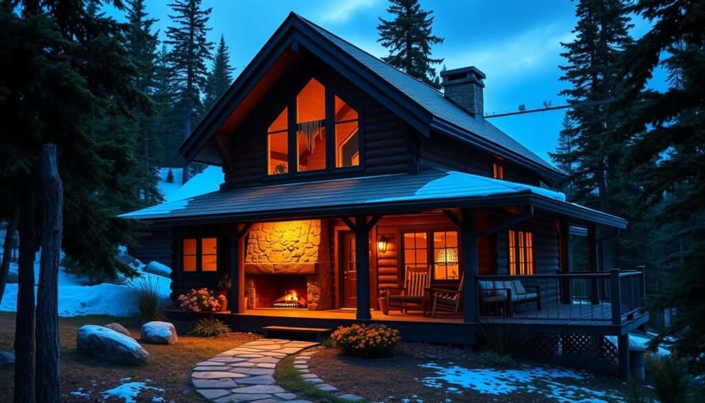 cozy mountain hideaways