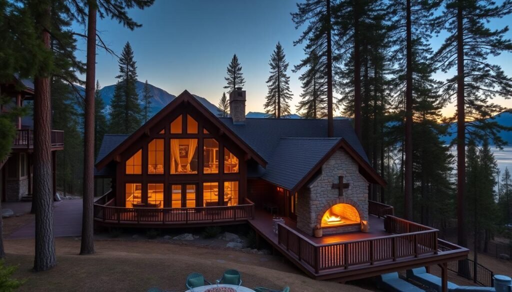 luxury mountain cabins