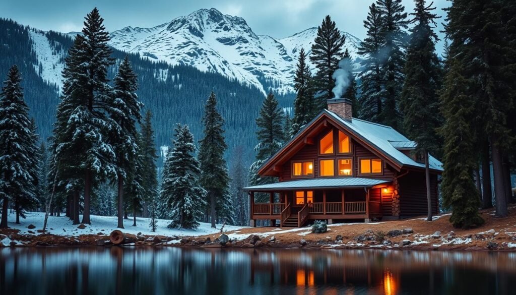 mountain cabin