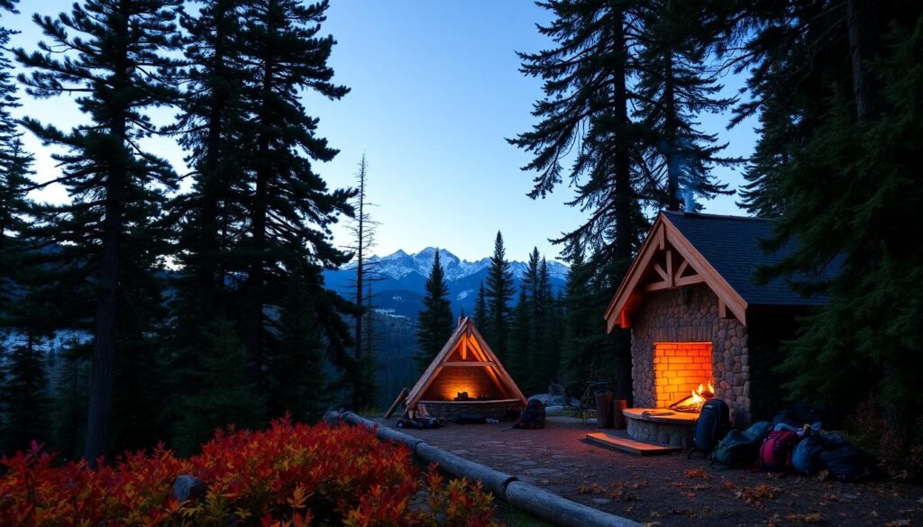 mountain cabin adventure