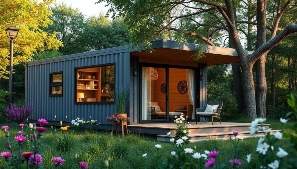 peaceful container house