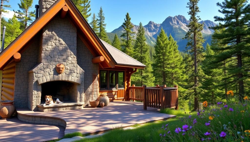 pet-friendly mountain cabin